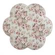 Jamil Ottoman Cluster Red Linen 24.5L x 24.5W x 18.5H Upholstered Nailhead Trim
