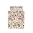Khloee Bench Cluster Red Linen 50.2L x 19.6W x 22H Upholstered Square Arms