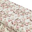 Khloee Bench Cluster Red Linen 50.2L x 19.6W x 22H Upholstered Square Arms
