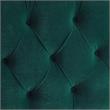 Koby Ottoman Emerald Green Velvet 36.4L x 25W x 17H Upholstered Button Tufted