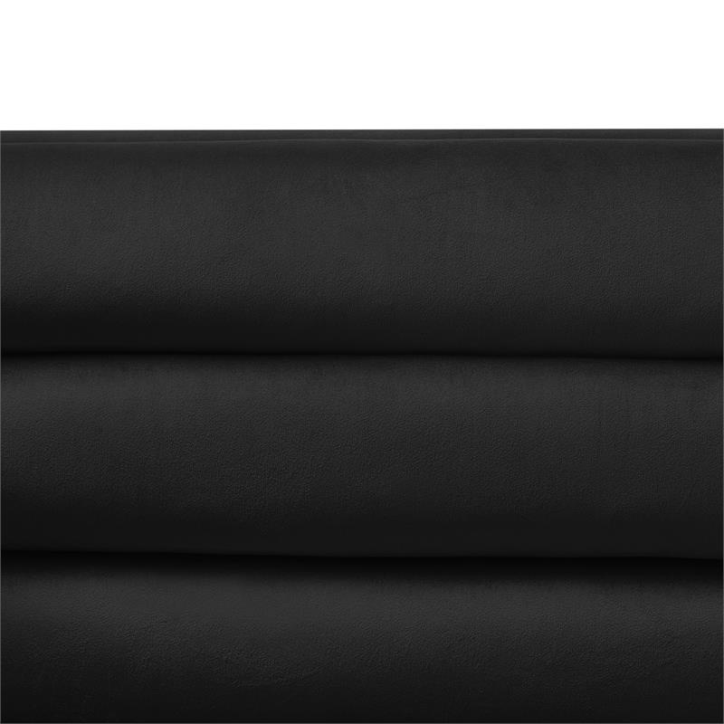 Posh Living Aylah Velvet Club Chair Black