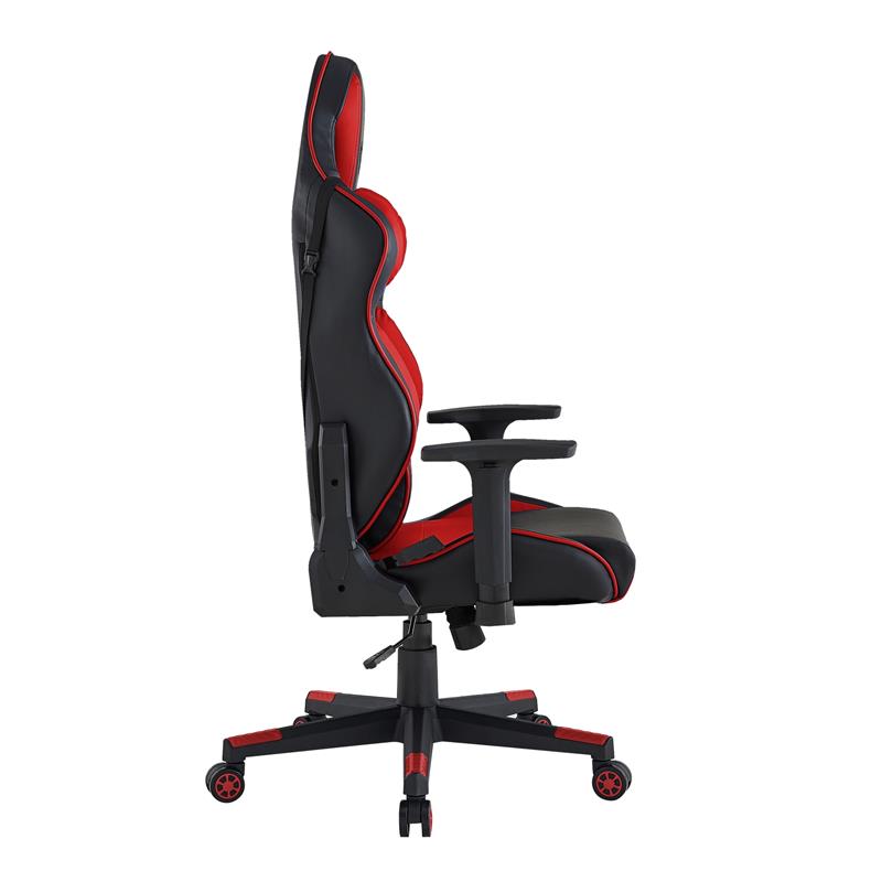 Posh Living Joann Faux Leather Game Chair Red