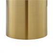 Posh Living Kinzie End Table White/Gold