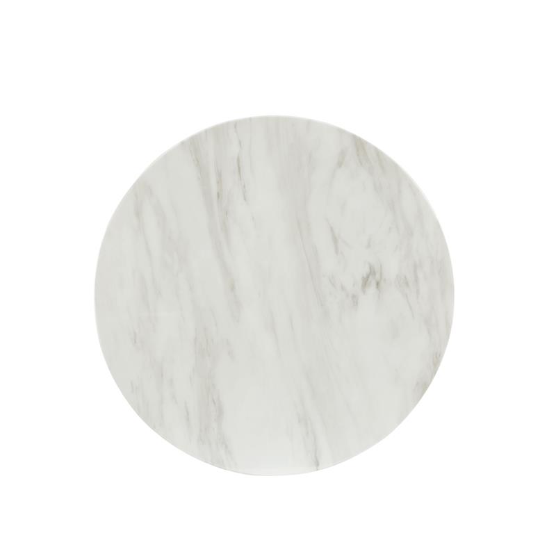 Posh Living Kinzie End Table White/Gold