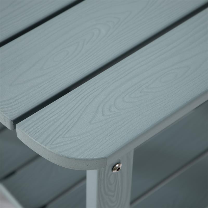 Posh Living Clive Outdoor Side Table Aqua