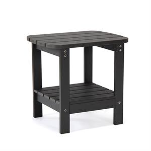 Posh Living Clive Outdoor Side Table Black