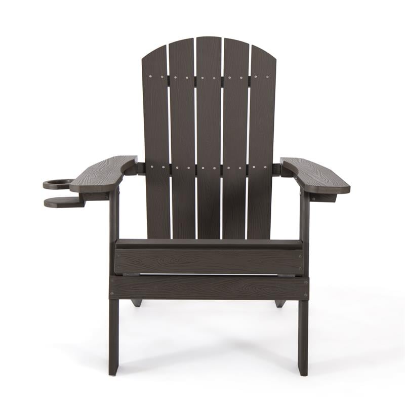 Posh Living Zayna Outdoor Adirondack Chair Chocolate