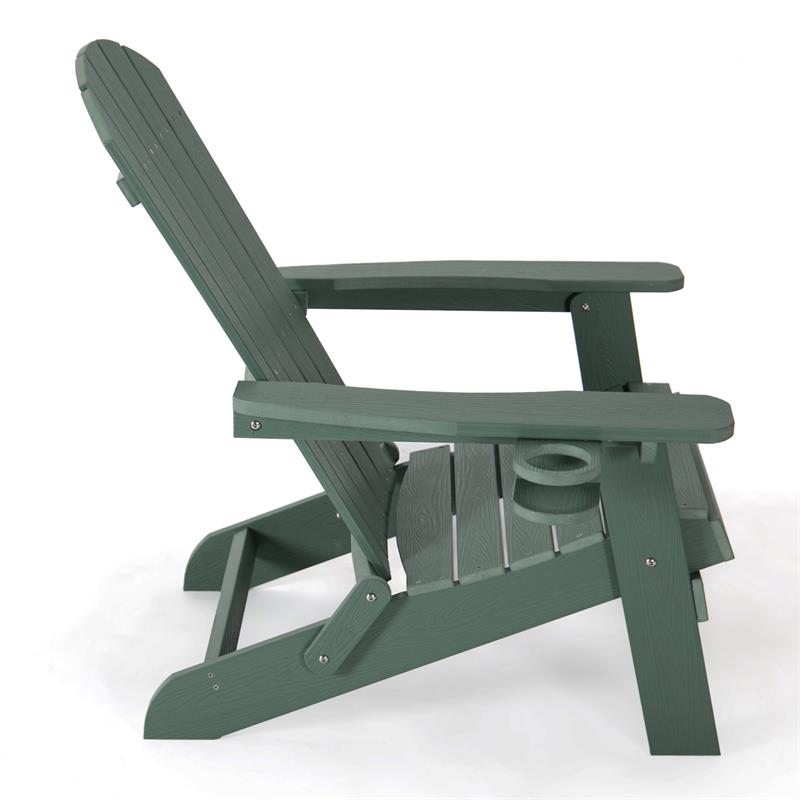 Posh Living Zayna Outdoor Adirondack Chair Green