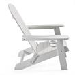 Posh Living Zayna Outdoor Adirondack Chair White