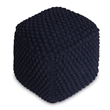 Posh Living Luc Cotton Yarn Pouf Navy