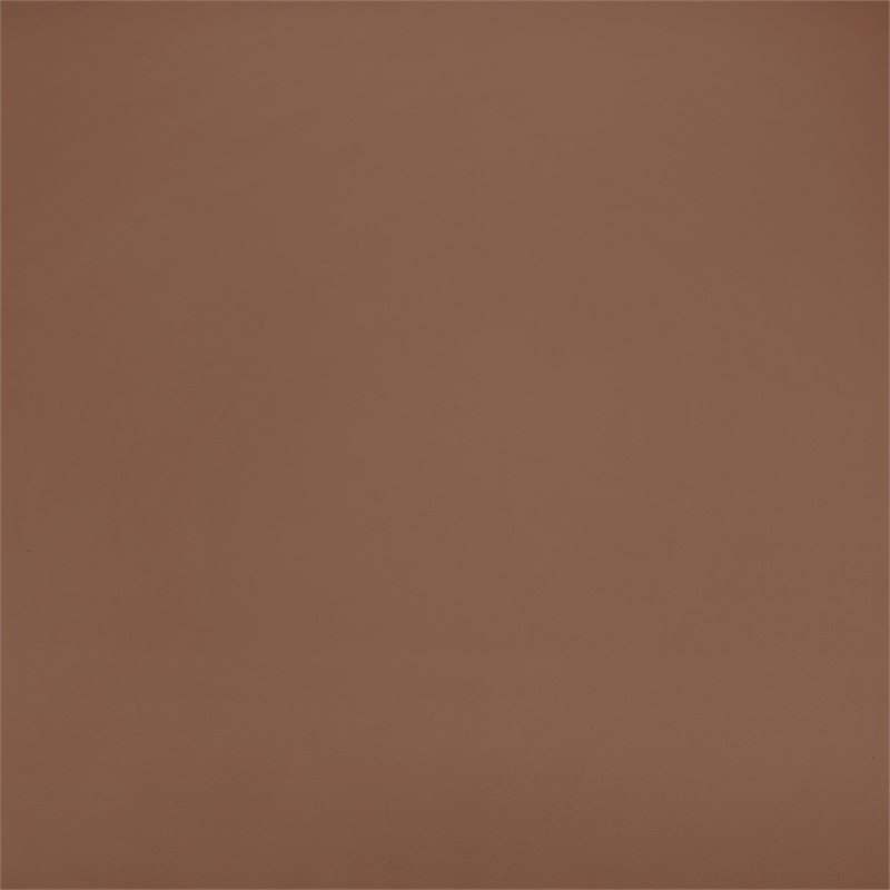 Renesmee Club Chair Camel Leather PU Button Tufted Rolled Arms