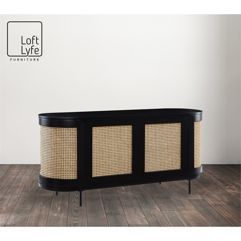 Posh Living Mohamad Sideboard Black