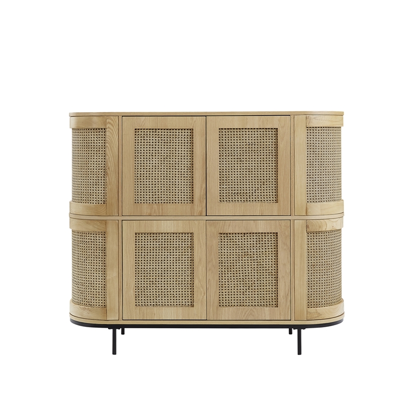 Posh Living Mohamad  Bar Cabinet/Buffet Oak