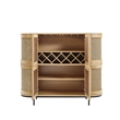 Posh Living Mohamad  Bar Cabinet/Buffet Oak