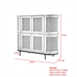 Posh Living Mohamad  Bar Cabinet/Buffet Black