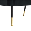 Posh Living Lex Velvet Accent Chair Black