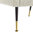 Posh Living Lex Linen Accent Chair Beige