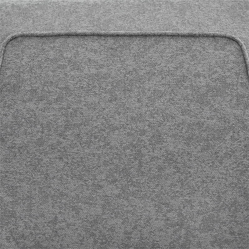 Posh Living Lex Linen Accent Chair Light Gray