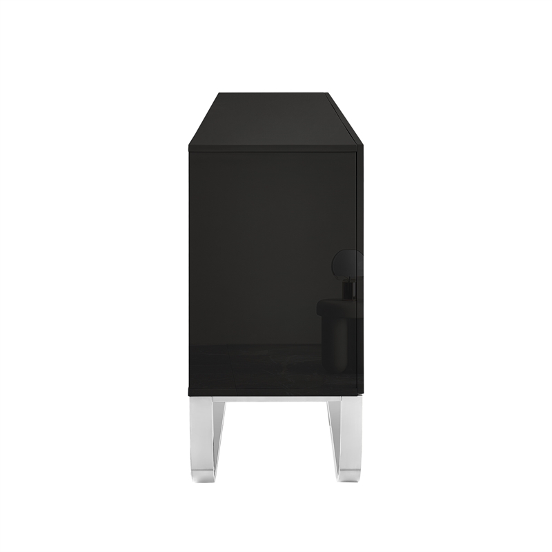 Posh Living Liyana  Sideboard Black/Chrome