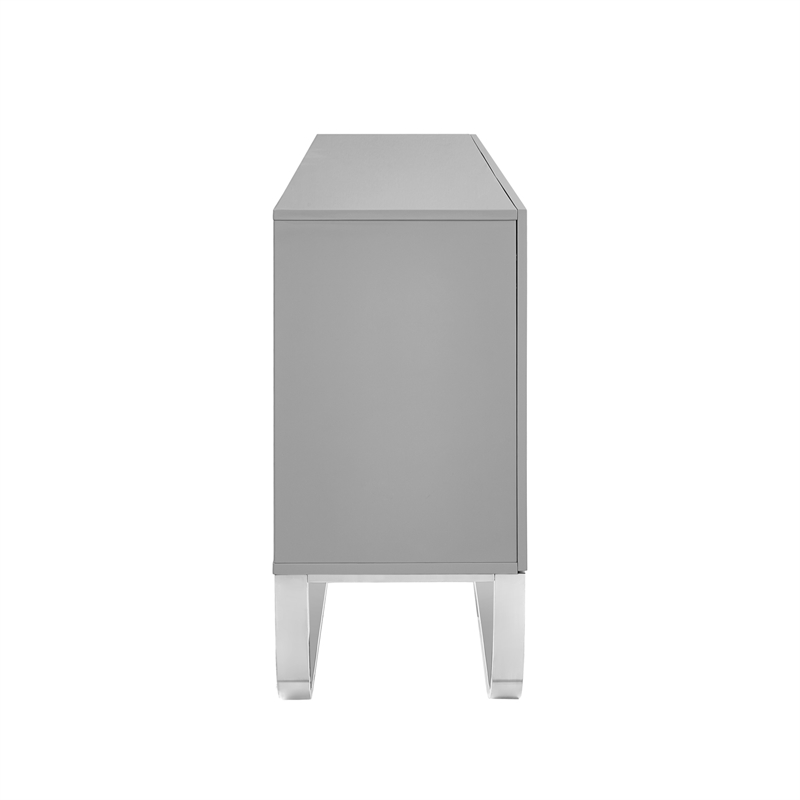 Posh Living Liyana  Sideboard Grey/Chrome