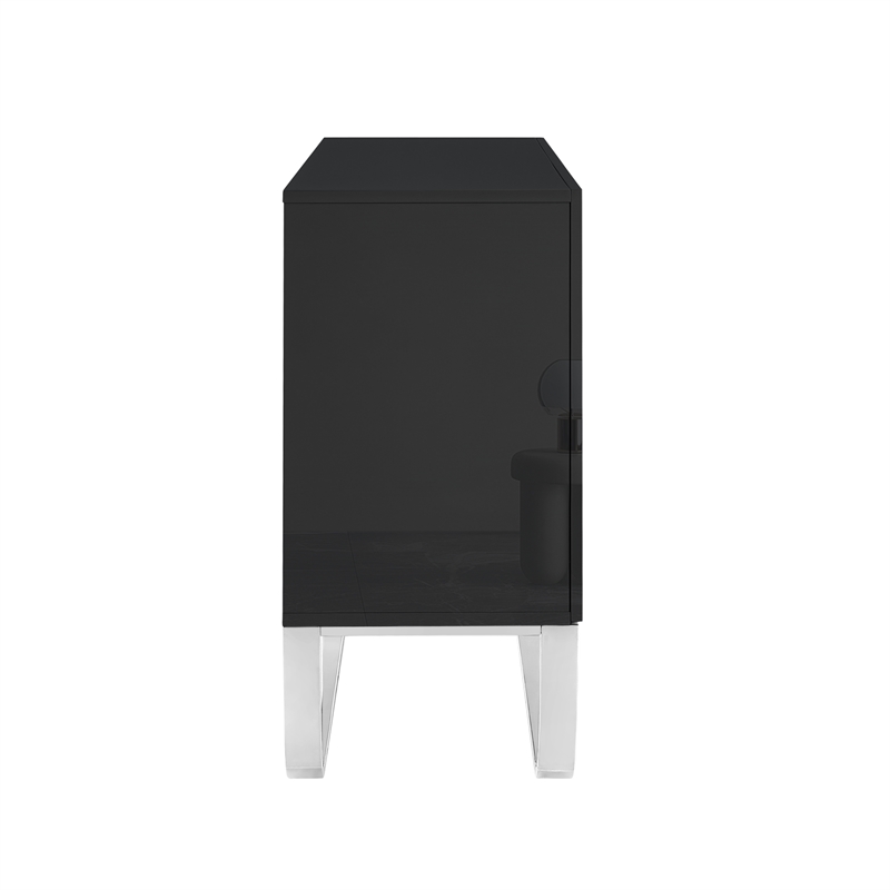 Posh Living Liyana  Sideboard Black/Chrome