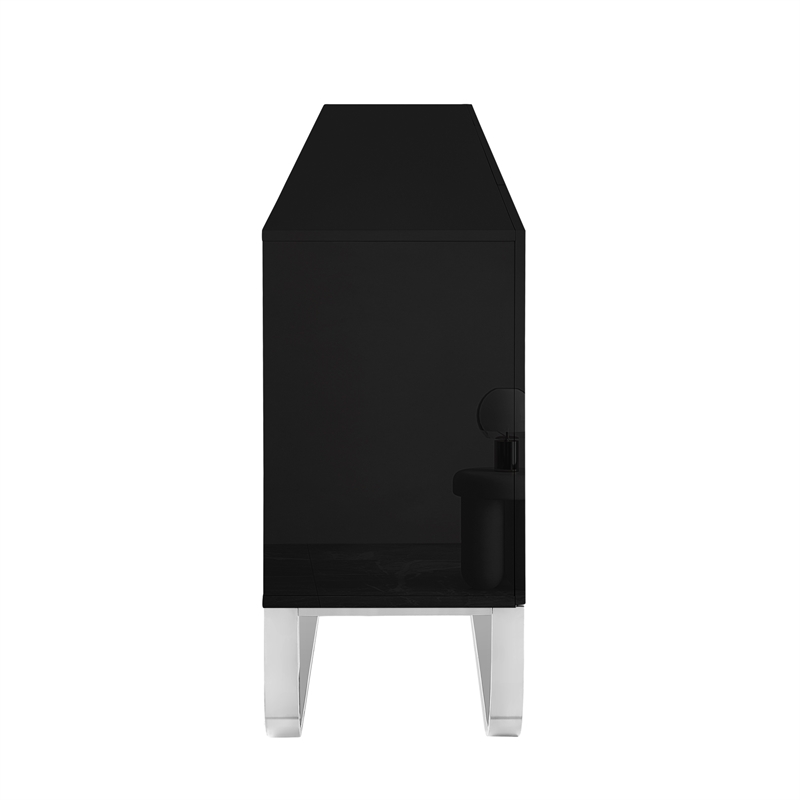 Posh Living Liyana  Sideboard Black/Chrome