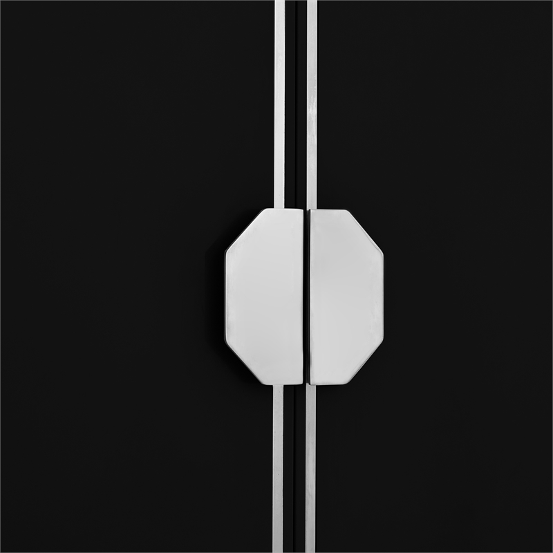Posh Living Liyana  Sideboard Black/Chrome