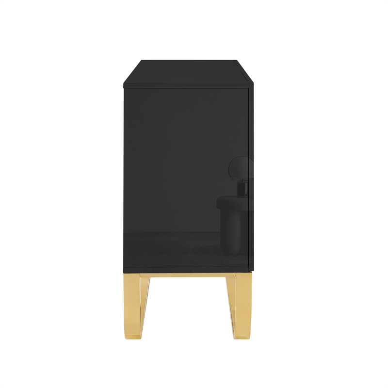 Posh Living Liyana  Sideboard Black/Gold