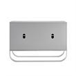 Posh Living Liyana  Sideboard Gray/Chrome