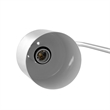 Posh Living Rya Table Lamp 5ft Power Cord Marble Stone Base Chrome