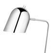 Posh Living Armin Table Lamp 5ft Power Cord Marble Stone Base Chrome