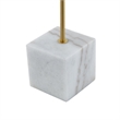 Posh Living Ameya Table Lamp 5ft Power Cord Marble Stone Base Brass