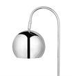 Posh Living Ambar Table Lamp 5ft Power Cord Marble Stone Base Chrome