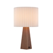 Posh Living Catarina Table Lamp 5ft Power Cord USB Charger Ivory