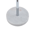Posh Living Kaylei Floor Lamp 6ft Power Cord Foot Switch 2 Lights Chrome