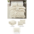 Posh Living Sultan 4pc King/California King Comforter Set Beige