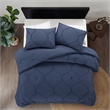 Posh Living Ginger 3pc King/California King Comforter Set Navy