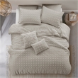 Posh Living Maira 7pc Full/Queen Duvet Set Beige