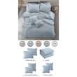 Posh Living Maira 7pc King/California King Duvet Set Blue