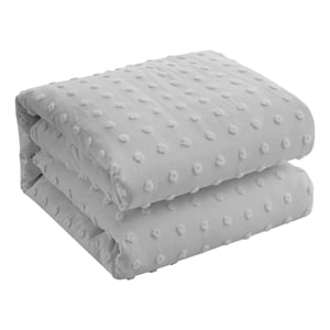 Posh Living Maira 7pc Full/Queen Duvet Set Grey