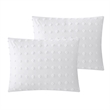 Posh Living Maira 7pc King/California King Duvet Set White