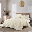 Posh Living Sultan 4pc Full/Queen Comforter Set Beige