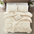 Posh Living Sultan 4pc Full/Queen Comforter Set Beige