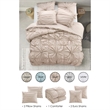 Posh Living Arissa 5pc Full/Queen Comforter Set Blush