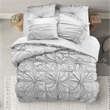Posh Living Arissa 5pc Full/Queen Comforter Set Grey