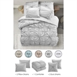 Posh Living Arissa 5pc Full/Queen Comforter Set Grey