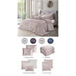 Posh Living Fahad 8pc Full/Queen Comforter Set Blush