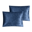 Posh Living Fahad 8pc Full/Queen Comforter Set Navy