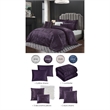 Posh Living Fahad 8pc Full/Queen Comforter Set Purple