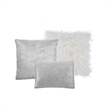 Posh Living Fahad 8pc Full/Queen Comforter Set Silver